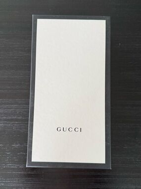 Gucci White Center with Black Border Gift Box